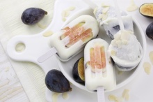 figs and goat cheese popsicle